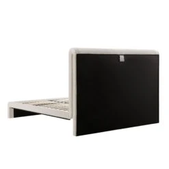 Hampstead Ecru Boucle Curved Bed -Daals Shop JAH 016 ECRU BOU bedonly WB5