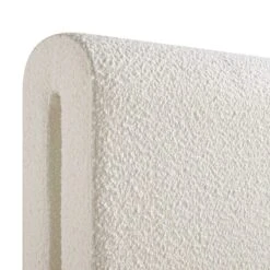 Hampstead Ecru Boucle Curved Bed With 4-Drawer Storage -Daals Shop JAH 016 ECRU BOU bedonly detail1 e4581e63 0dbd 4d25 834b 4a0d0f9fd7e9