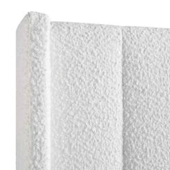 Wilton White Boucle Ottoman Storage Bed -Daals Shop JAH 017 ECRU BOU detail2