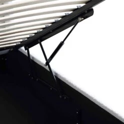 Wilton White Boucle Ottoman Storage Bed -Daals Shop JAH 017 ECRU BOU detail3