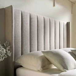 Wilton Warm Stone Fabric Ottoman Storage Bed 20 Wilton Warm Stone Fabric Ottoman Storage Bed -Daals Shop JAH 017 SAND FAB scene3