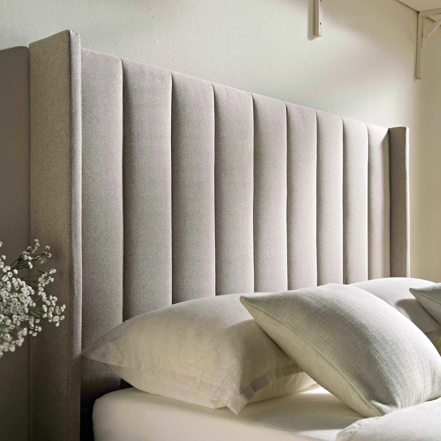 Wilton Warm Stone Fabric Ottoman Storage Bed 6 Wilton Warm Stone Fabric Ottoman Storage Bed - Image 4