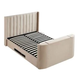 Wilton Champagne Velvet Ottoman TV Bed 31 Wilton Champagne Velvet Ottoman TV Bed -Daals Shop JAH 017 STONE VEL WB4 51ef053c c0e0 43e2 9149 444b4e2066e0