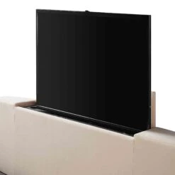 Wilton Champagne Velvet Ottoman TV Bed 39 Wilton Champagne Velvet Ottoman TV Bed -Daals Shop JAH 017 STONE VEL detail4 f410e766 4b88 4aad 8283 8ba65b850a32