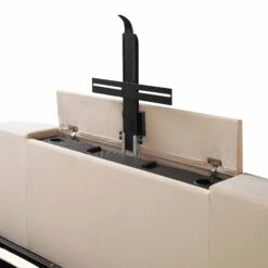 Wilton Champagne Velvet Ottoman TV Bed 38 Wilton Champagne Velvet Ottoman TV Bed -Daals Shop JAH 017 STONE VEL detail5 dd478e3b 5705 4d7e b51e dc016bec1c5c