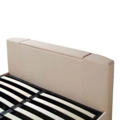 Wilton Champagne Velvet Ottoman TV Bed 37 Wilton Champagne Velvet Ottoman TV Bed -Daals Shop JAH 017 STONE VEL detail6
