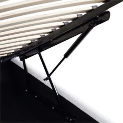 Archer White Boucle Ottoman Storage Bed -Daals Shop JAH 09 ECRUBOUCLE detail3