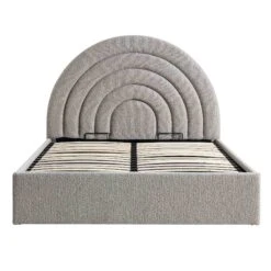 Archer Grey Boucle Ottoman Storage Bed -Daals Shop JAH 09 GREYBOUCLE WB1