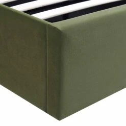 Archer Moss Green Velvet Ottoman Storage Bed -Daals Shop JAH 09 MOSSGREEN detail4