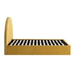Archer Mustard Yellow Velvet Ottoman Storage Bed 23 Archer Mustard Yellow Velvet Ottoman Storage Bed -Daals Shop JAH 09 MUSTVEL WB5