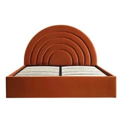 Archer Rust Velvet Ottoman Storage Bed 20 Archer Rust Velvet Ottoman Storage Bed -Daals Shop JAH 09 RUSTVEL WB2