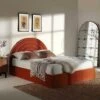 Archer Rust Velvet Ottoman Storage Bed -Daals Shop JAH 09 RUSTVEL main