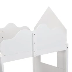 Newton White Solid Wood Kid's Treehouse Bunk Bed -Daals Shop JIN 019 WHITE detail1
