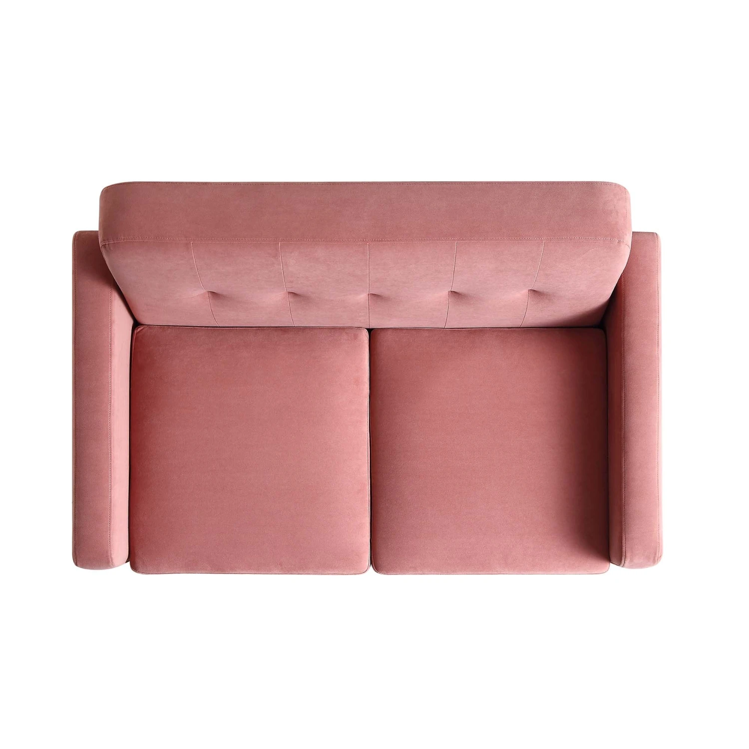 Clarence 2-Seater Sofa In Blush Pink Velvet 8 Clarence 2-Seater Sofa In Blush Pink Velvet - Image 6