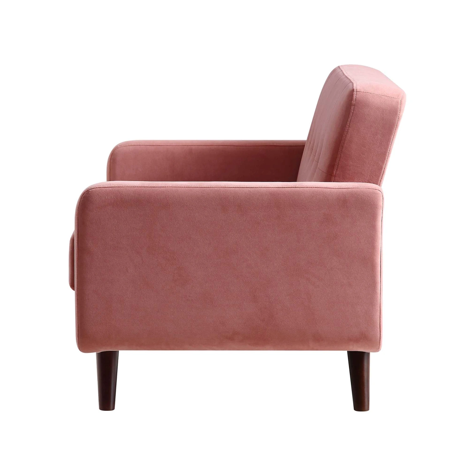Clarence 2-Seater Sofa In Blush Pink Velvet 9 Clarence 2-Seater Sofa In Blush Pink Velvet - Image 7