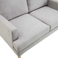 Haven Grey Fabric 2-Seater Sofa -Daals Shop LVSF 169 LGREYFAB 2ST detail2