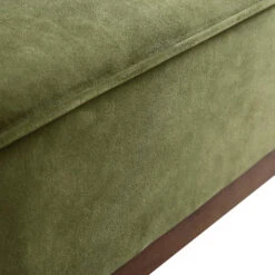 Pienza Cane Sofa Bed, Moss Green Velvet With Walnut Frame 31 Pienza Cane Sofa Bed, Moss Green Velvet With Walnut Frame -Daals Shop LWSF 760 GREENVEL WALN detail2