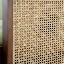 Pienza Cane Sofa Bed, Moss Green Velvet With Walnut Frame 32 Pienza Cane Sofa Bed, Moss Green Velvet With Walnut Frame -Daals Shop LWSF 760 GREENVEL WALN detail3