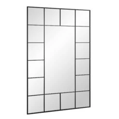 Herbert Full Length Metal Frame Window Mirror 180 X 120 Cm, Black 14 Herbert Full Length Metal Frame Window Mirror 180 X 120 Cm, Black -Daals Shop MIRR 019 BLACK WB2