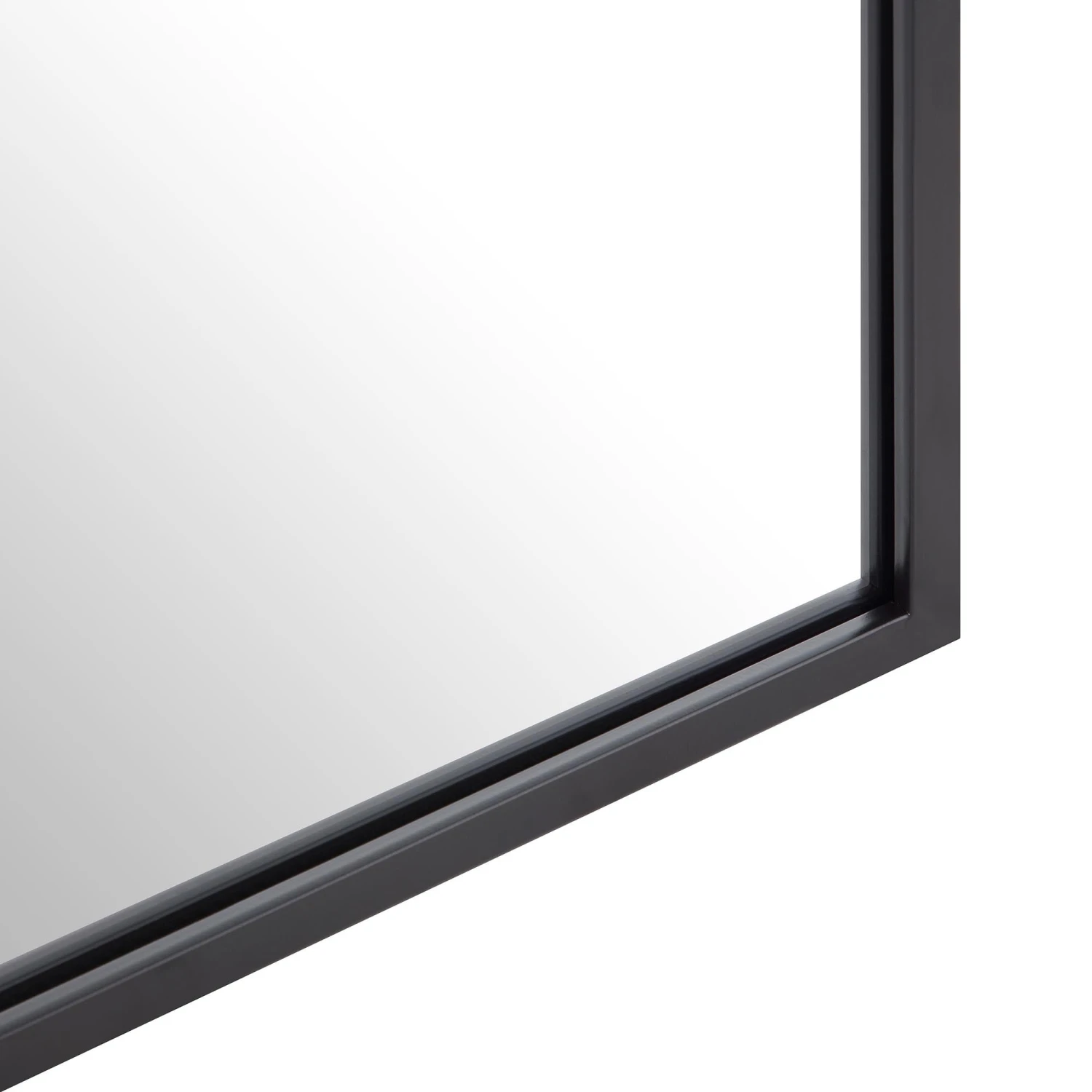 Herbert Full Length Metal Frame Window Mirror 180 X 120 Cm, Black 9 Herbert Full Length Metal Frame Window Mirror 180 X 120 Cm, Black - Image 7