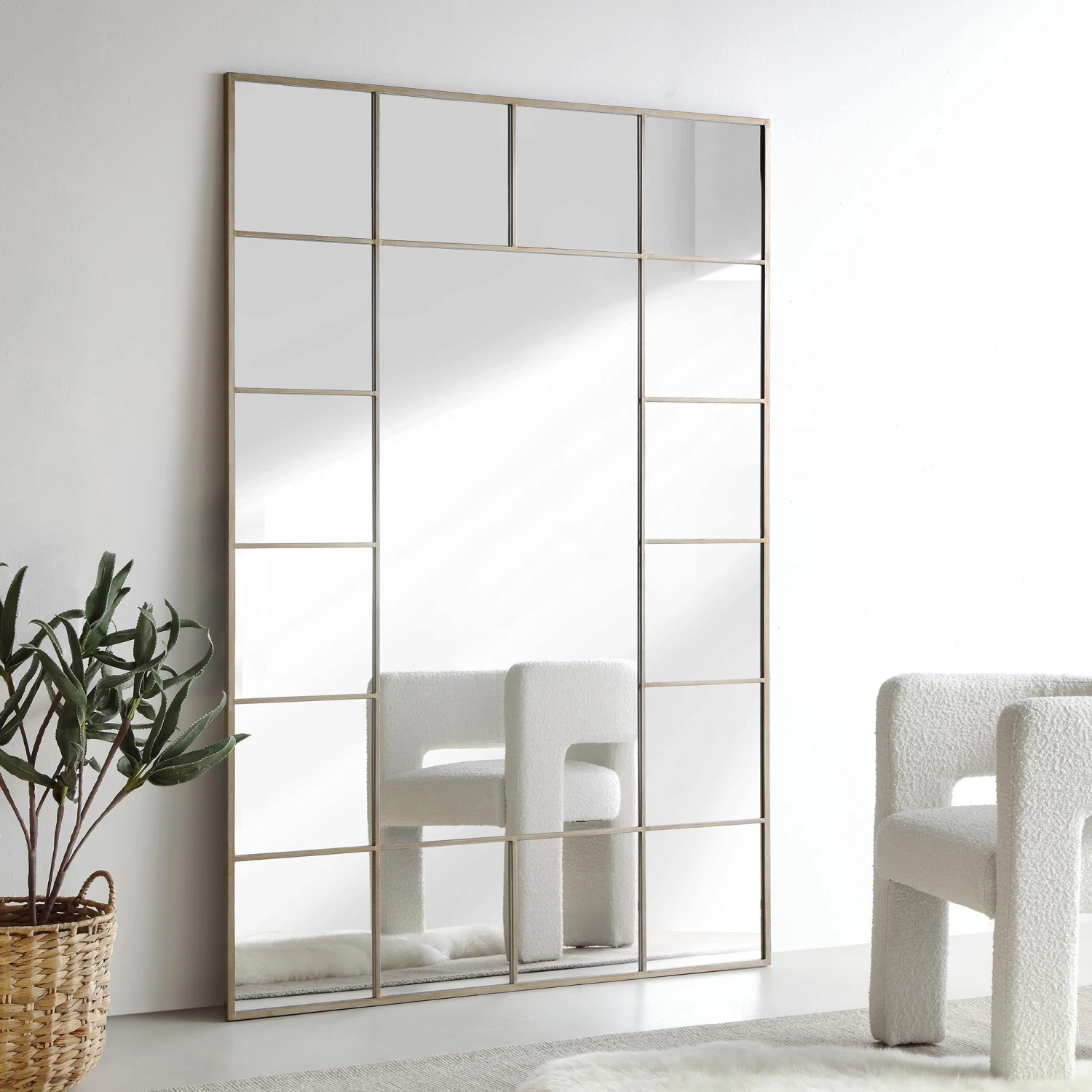 Herbert Full Length Metal Frame Window Mirror 180 X 120 Cm, Antique Silver Effect 3 Herbert Full Length Metal Frame Window Mirror 180 X 120 Cm, Antique Silver Effect