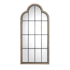 Southam Arched Full Length Wooden Frame Window Mirror 160 X 76 Cm 14 Southam Arched Full Length Wooden Frame Window Mirror 160 X 76 Cm -Daals Shop MIRR 028 WOOD WB1