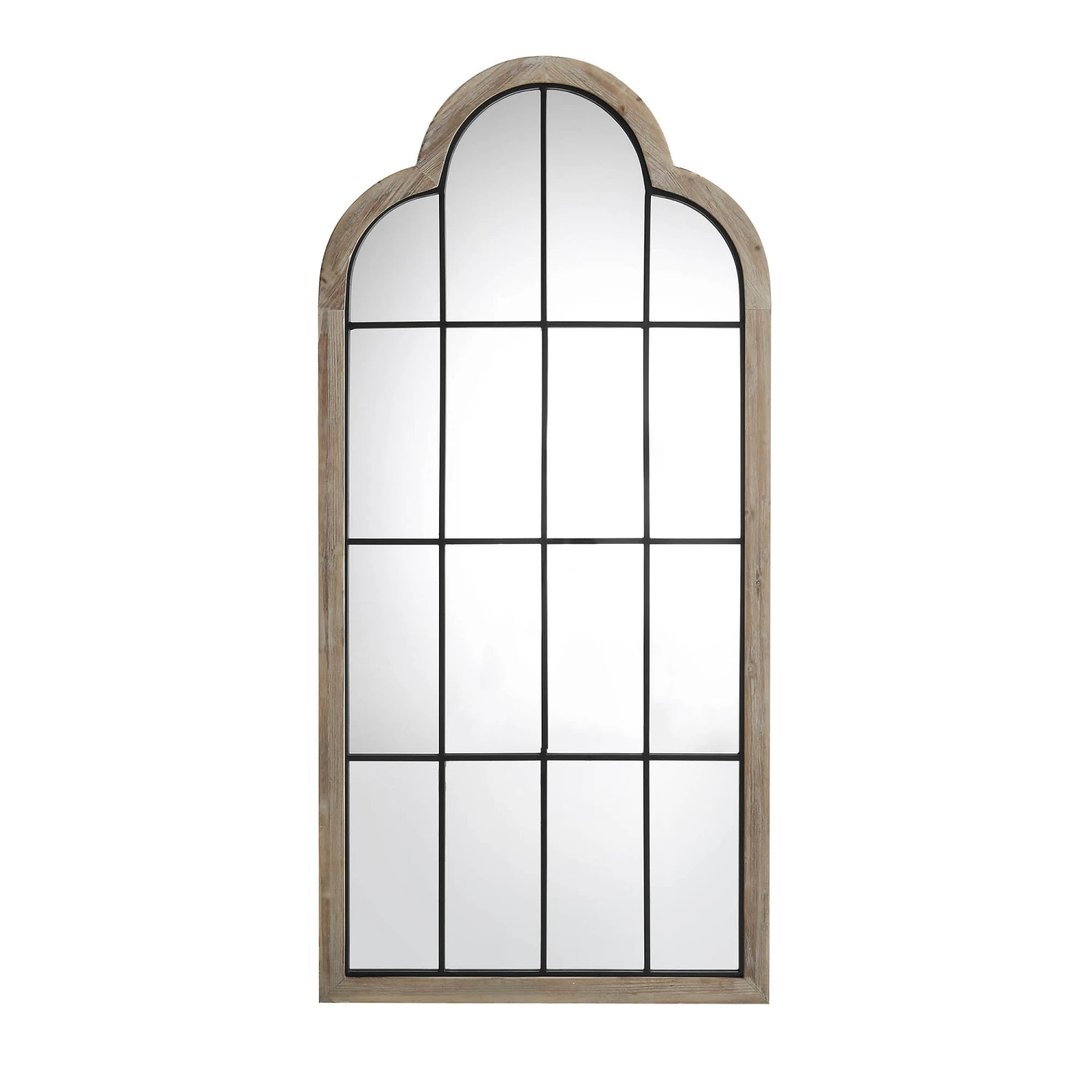 Southam Arched Full Length Wooden Frame Window Mirror 160 X 76 Cm 7 Southam Arched Full Length Wooden Frame Window Mirror 160 X 76 Cm - Image 5