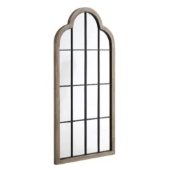 Southam Arched Full Length Wooden Frame Window Mirror 160 X 76 Cm 12 Southam Arched Full Length Wooden Frame Window Mirror 160 X 76 Cm -Daals Shop MIRR 028 WOOD WB2