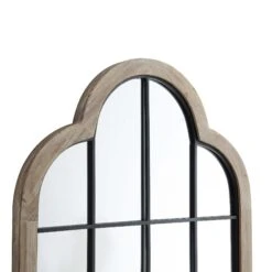 Southam Arched Full Length Wooden Frame Window Mirror 160 X 76 Cm 15 Southam Arched Full Length Wooden Frame Window Mirror 160 X 76 Cm -Daals Shop MIRR 028 WOOD detail1