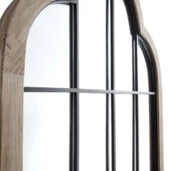 Southam Arched Full Length Wooden Frame Window Mirror 160 X 76 Cm 16 Southam Arched Full Length Wooden Frame Window Mirror 160 X 76 Cm -Daals Shop MIRR 028 WOOD detail2