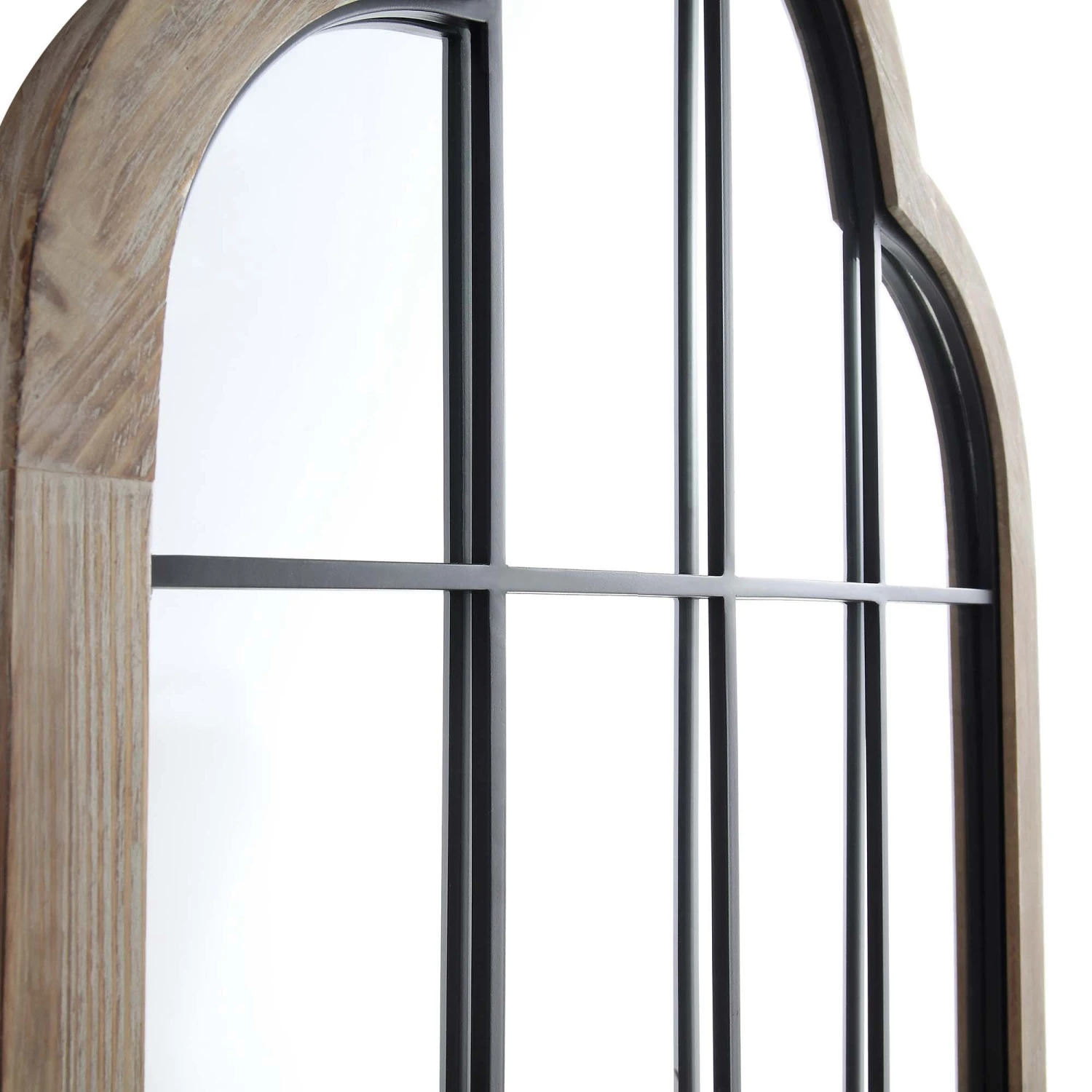 Southam Arched Full Length Wooden Frame Window Mirror 160 X 76 Cm 9 Southam Arched Full Length Wooden Frame Window Mirror 160 X 76 Cm - Image 7