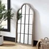 Southam Arched Full Length Wooden Frame Window Mirror 160 X 76 Cm -Daals Shop MIRR 028 WOOD main b85ed3ed 885f 4a86 87bd 4347b79f52f6