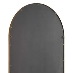 Beaumont Arched Full Lenth Metal Frame Mirror 178 X 76 Cm, Antique Gold Effect -Daals Shop MIRR 029 GOLD detail4