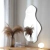 Bala Irregular Shaped Frameless Pond Mirror 100 X 60 Cm