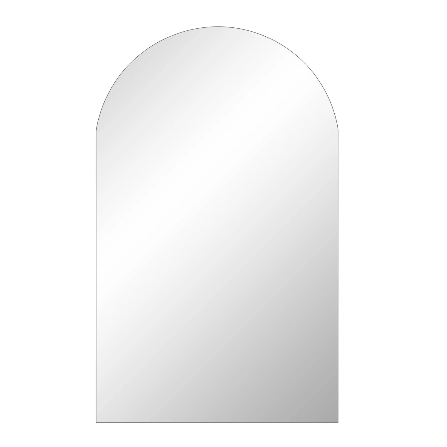 Concord Arched Frameless Full Length Extra Large Mirror 180cm X 110cm 5 Concord Arched Frameless Full Length Extra Large Mirror 180cm X 110cm - Image 3