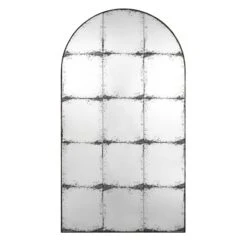 Bibury Antiqued Full Length Mirror Arched 180 X 100 Cm 14 Bibury Antiqued Full Length Mirror Arched 180 X 100 Cm -Daals Shop MIRR 043 BLACK WB1