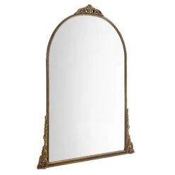 Mirabel Full Length Mirror 186 X 144 Cm, Antique Gold Effect -Daals Shop MIRR 046 GOLD WB2