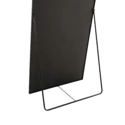 Dina Freestanding Arched Full Length Metal Frame Mirror 160 X 76 Cm, Black -Daals Shop MIRR 049 BLACK detail4
