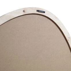Edo Irregular Pebble Wall Wooden Mirror 100 X 76 Cm, Walnut 15 Edo Irregular Pebble Wall Wooden Mirror 100 X 76 Cm, Walnut -Daals Shop MIRR 063 WALNUT detail2