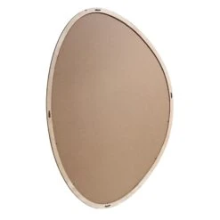 Edo Irregular Pebble Large Wooden Mirror 160 X 120 Cm, Walnut -Daals Shop MIRR 073 WALNUT WB2