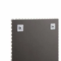 Luna Rectangular Bobbin Wall Mirror 80 X 60 Cm, Washed White -Daals Shop MIRR 089 WASHWHITE detail3