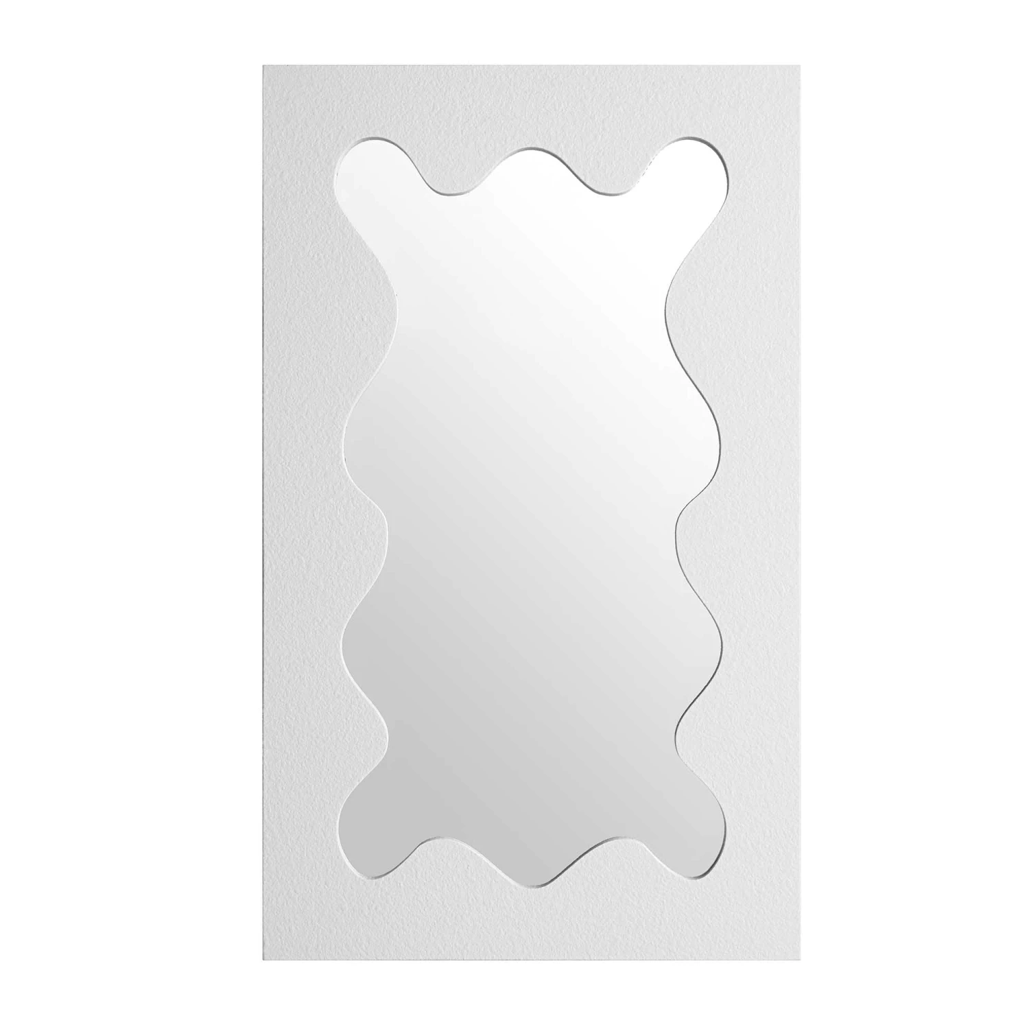 Destin Wave Mirror 100 X 60 Cm, White Matte 6 Destin Wave Mirror 100 X 60 Cm, White Matte - Image 4
