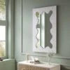 Destin Wave Mirror 100 X 60 Cm, White Matte 1 Destin Wave Mirror 100 X 60 Cm, White Matte -Daals Shop MIRR 100 WHITE MATTE main