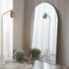 Eden Arched Full Length Metal Frame Mirror 180 X 110 Cm, Antique Gold Effect -Daals Shop MIRR 138 ANTQGOLD main