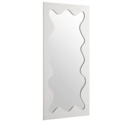 Destin Wave Mirror 160 X 70 Cm, White Matte -Daals Shop MIRR 160 WHITE MATTE WB2