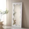 Destin Wave Mirror 160 X 70 Cm, White Matte -Daals Shop MIRR 160 WHITE MATTE main
