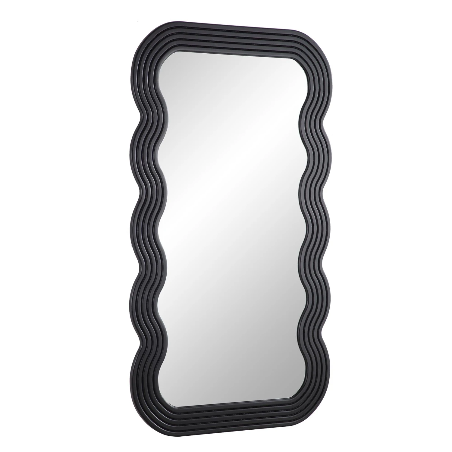 Venus Full Length Wave Mirror 180 X 100 Cm, Black 6 Venus Full Length Wave Mirror 180 X 100 Cm, Black - Image 4