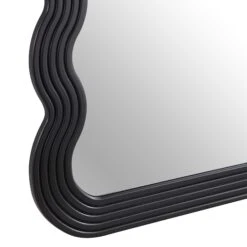 Venus Full Length Wave Mirror 180 X 100 Cm, Black 17 Venus Full Length Wave Mirror 180 X 100 Cm, Black -Daals Shop MIRR 162 BLACK detail2