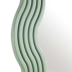 Venus Full Length Wave Mirror 180 X 100 Cm, Sage Green -Daals Shop MIRR 162 SAGE detail3