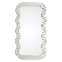 Venus Full Length Wave Mirror 180 X 100 Cm, Washed White 13 Venus Full Length Wave Mirror 180 X 100 Cm, Washed White -Daals Shop MIRR 162 WASHWHITE WB1